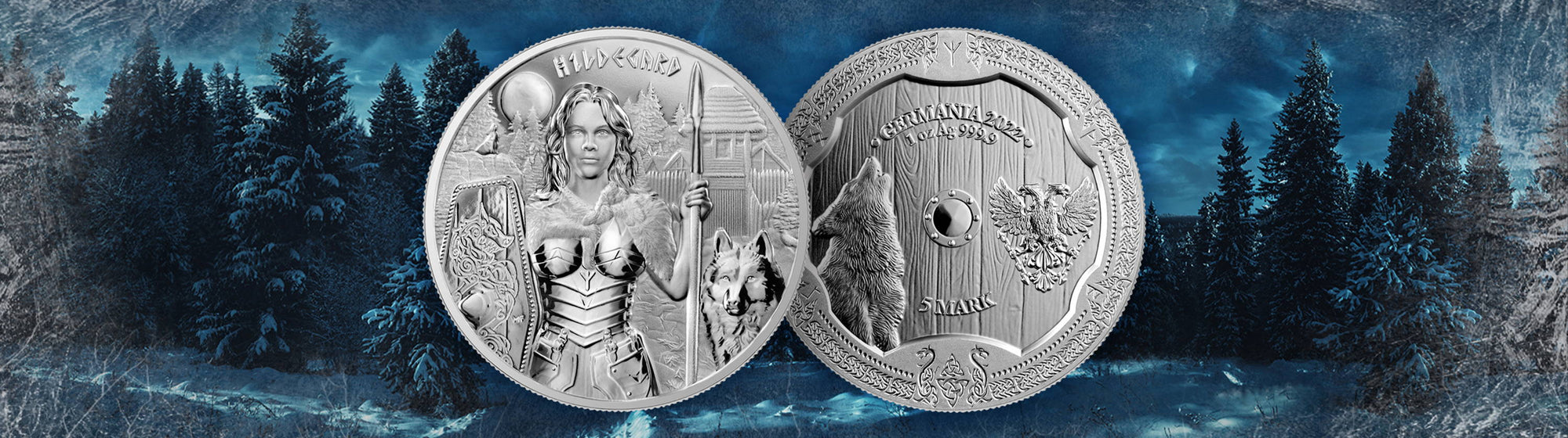 Germania Mint 2022 Valkyries Hildegard 1 oz Silver Preview