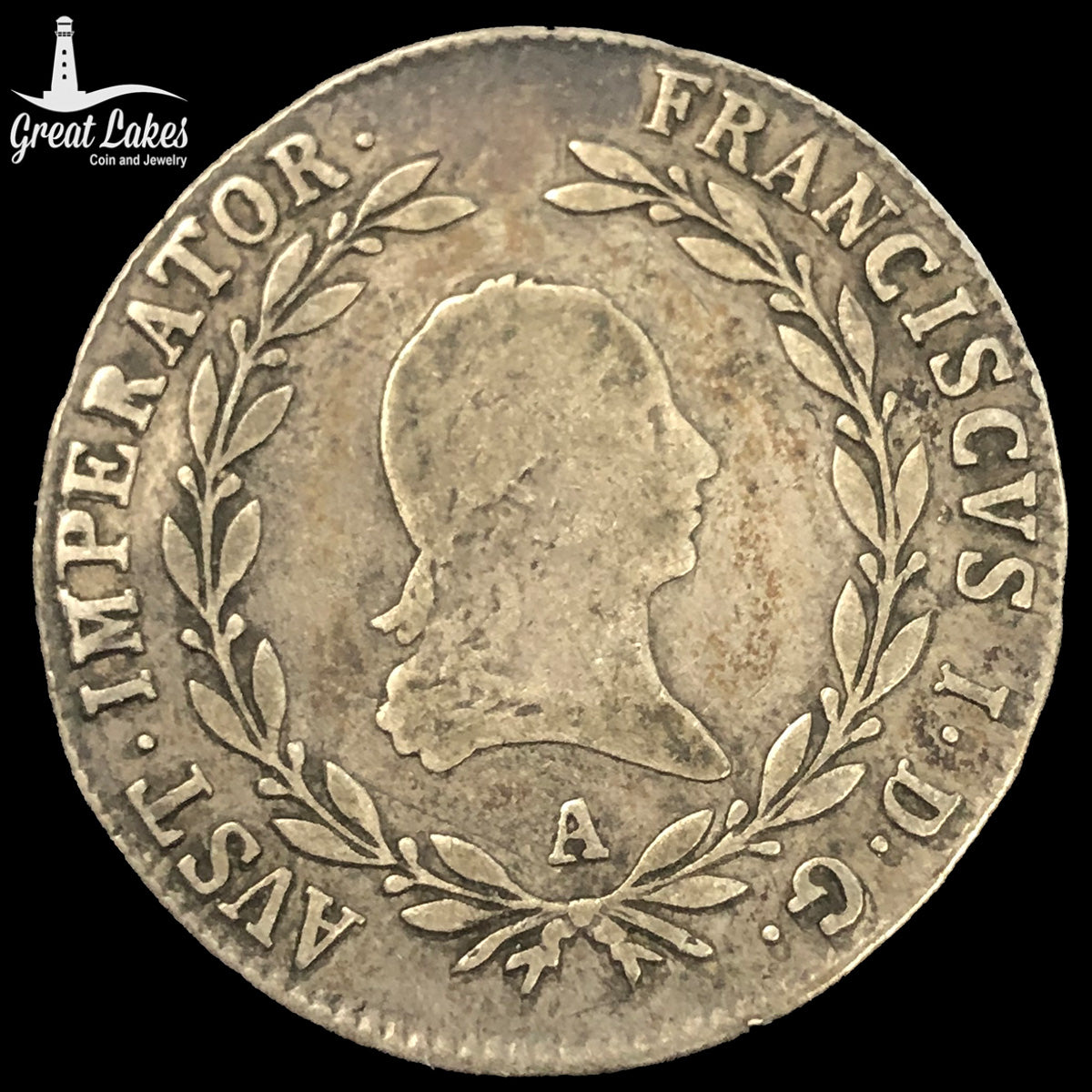 1822A Austria 20 Kreuzer