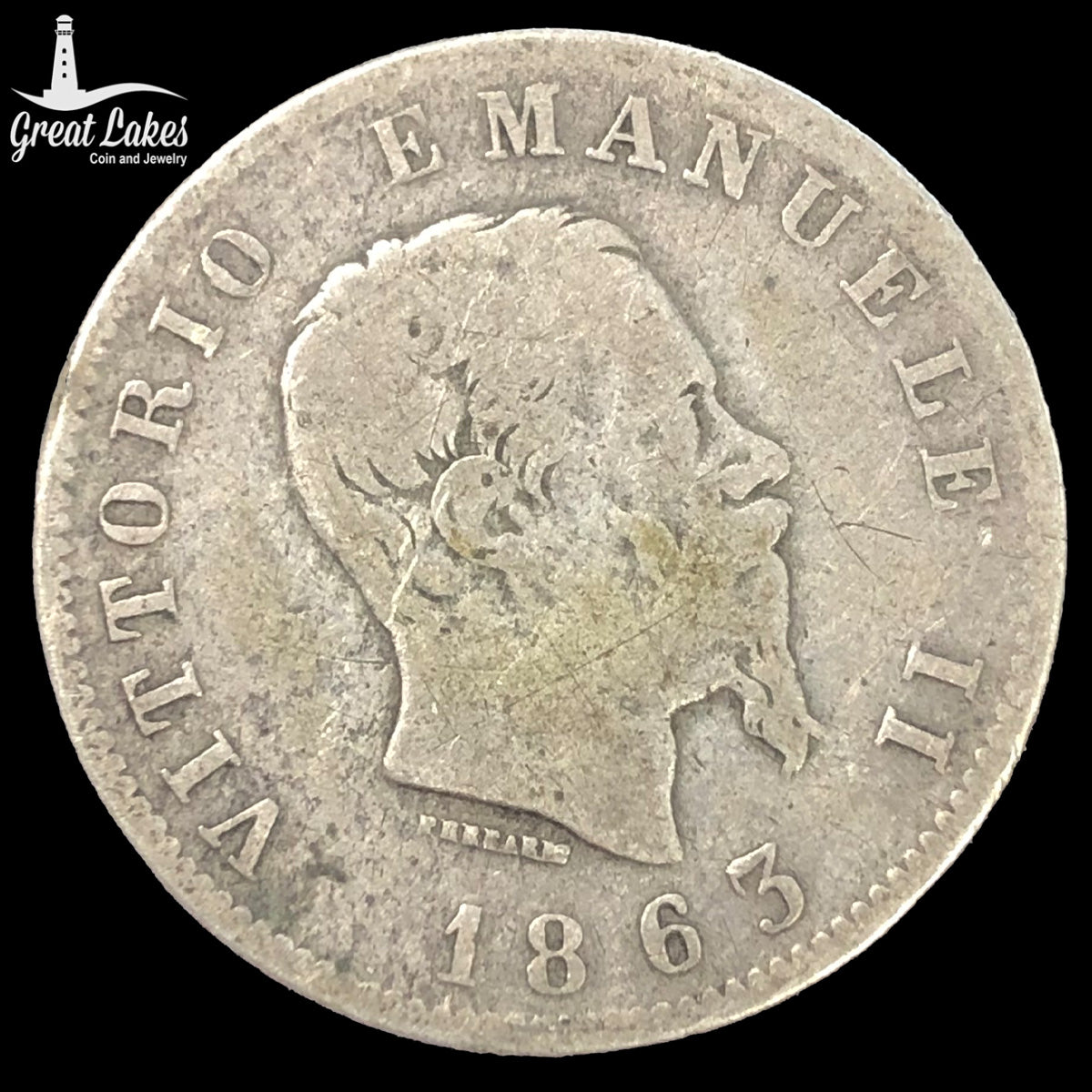 1863T Italy BN 1 Lira