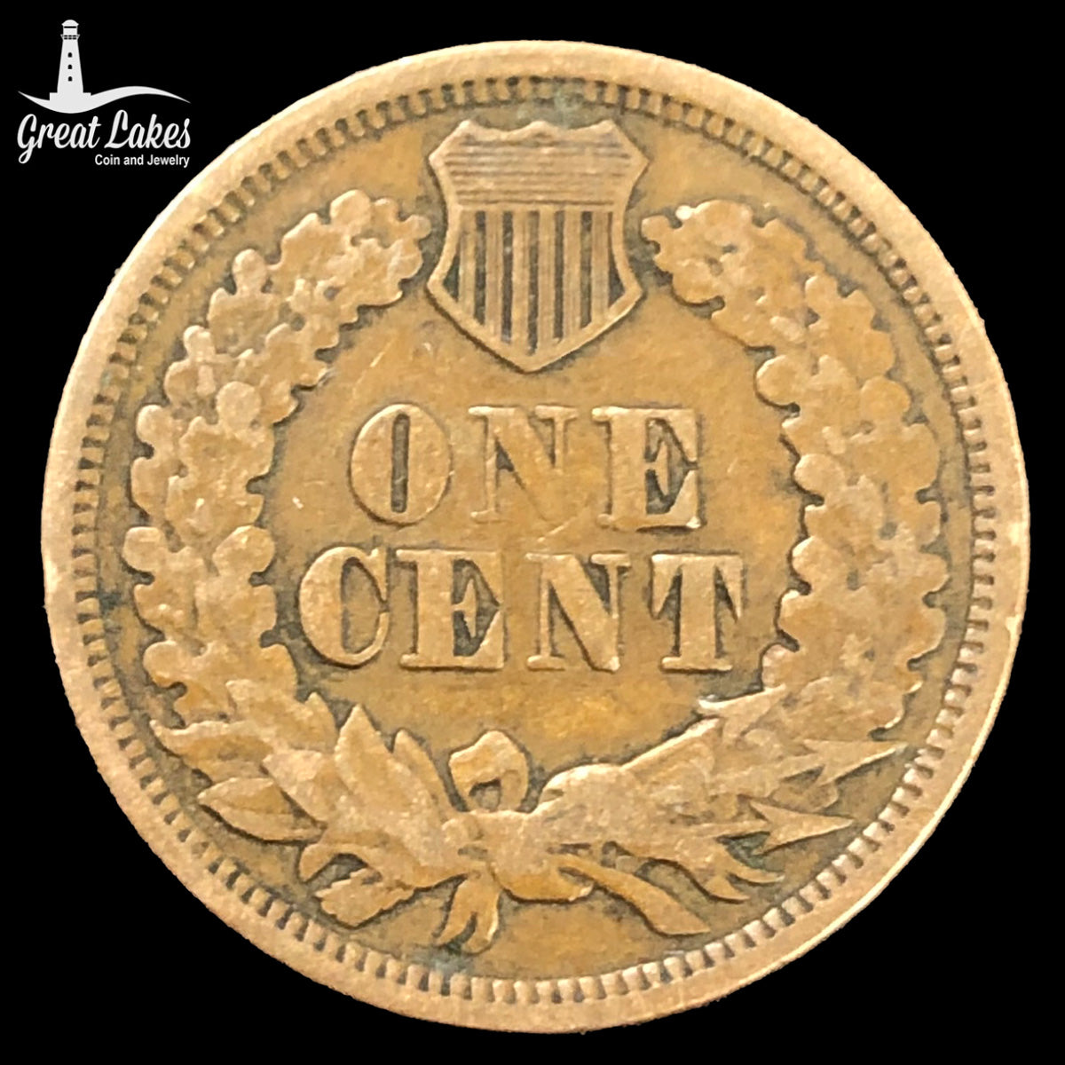 1864-L Indian Head Cent (F)