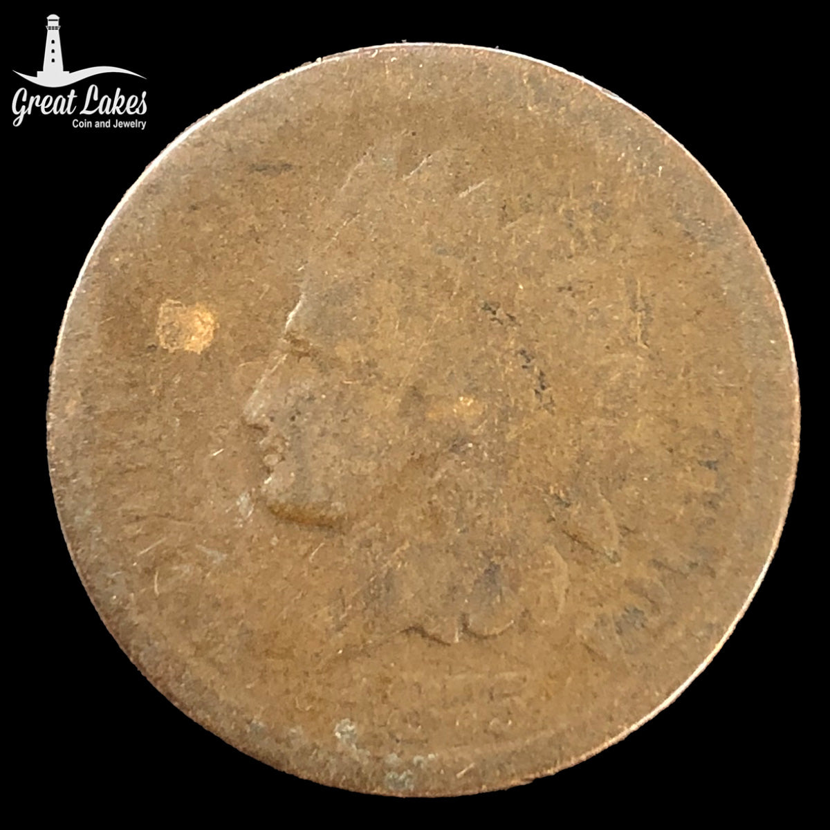 1875 Indian Head Cent (AG)