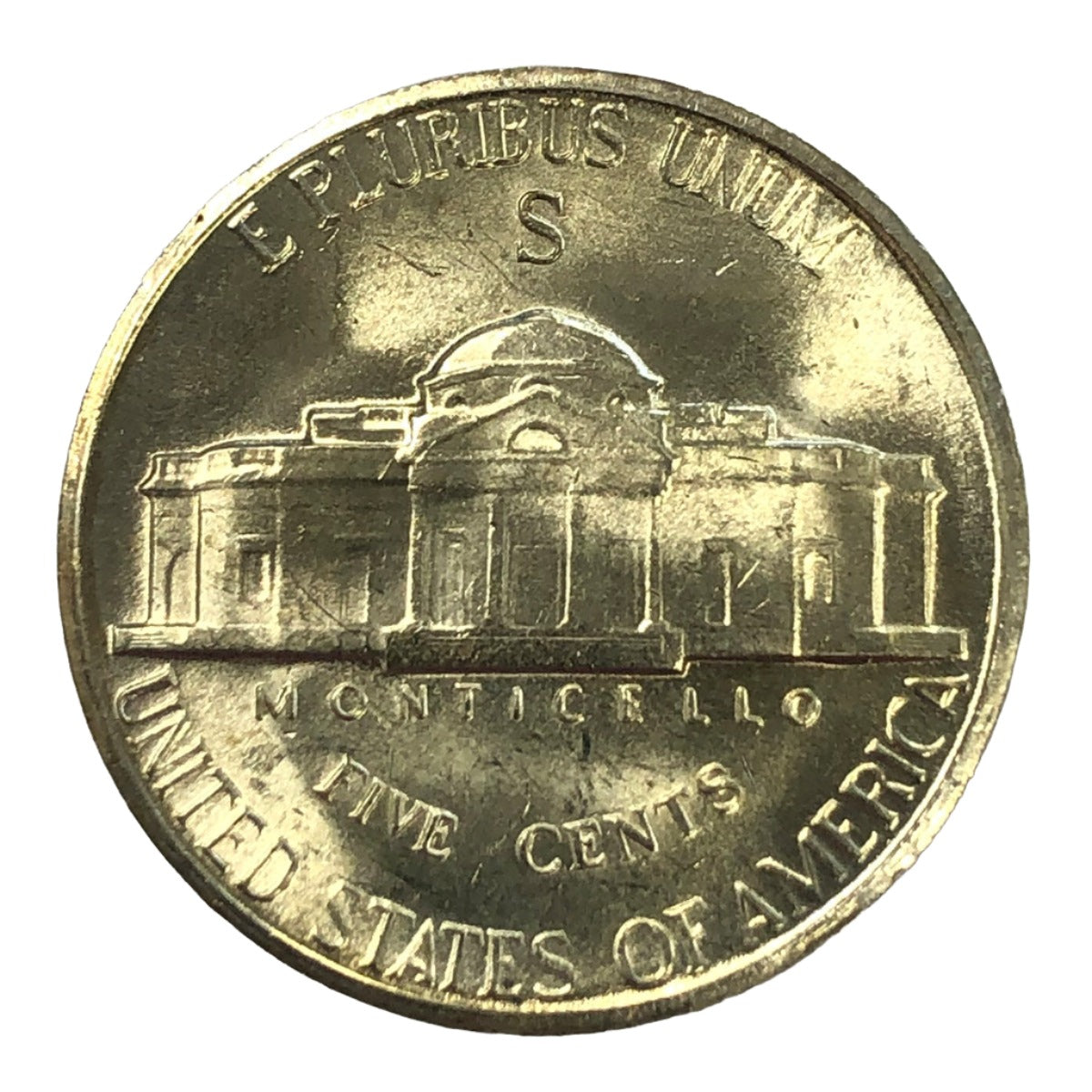 1944-S Jefferson War Nickel (BU)