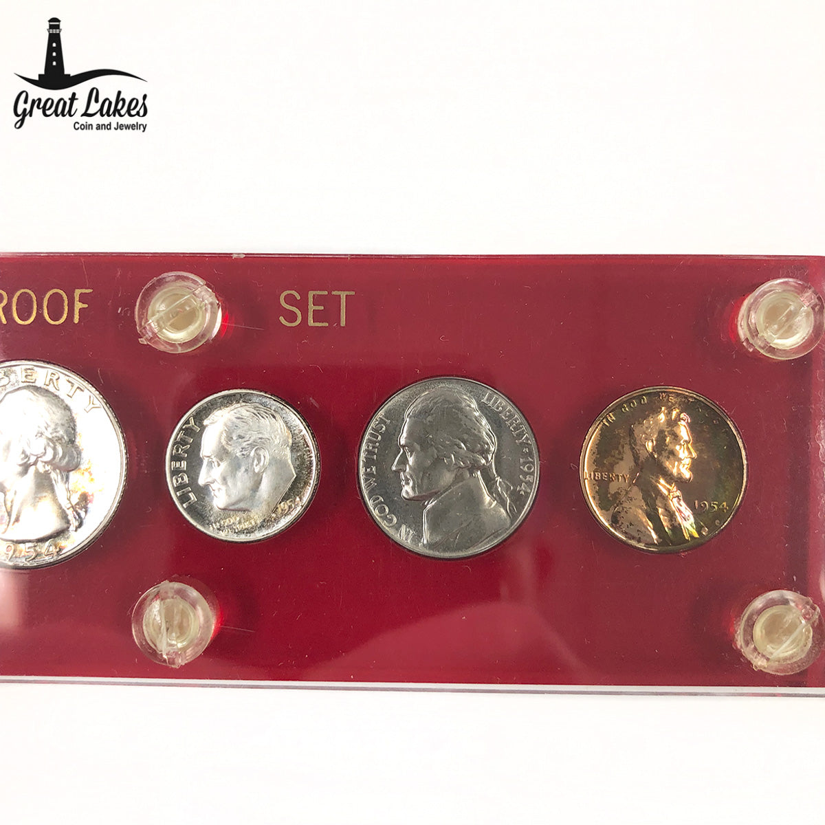 1954 Proof Set in a Capitol Plastic Holder