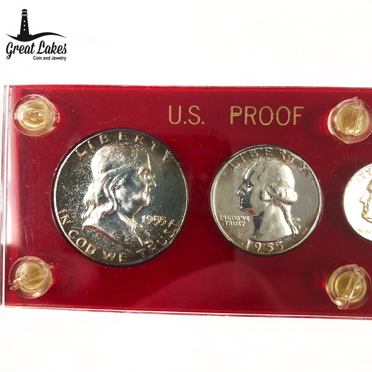 1955 Proof Set in a Capitol Plastic Holder