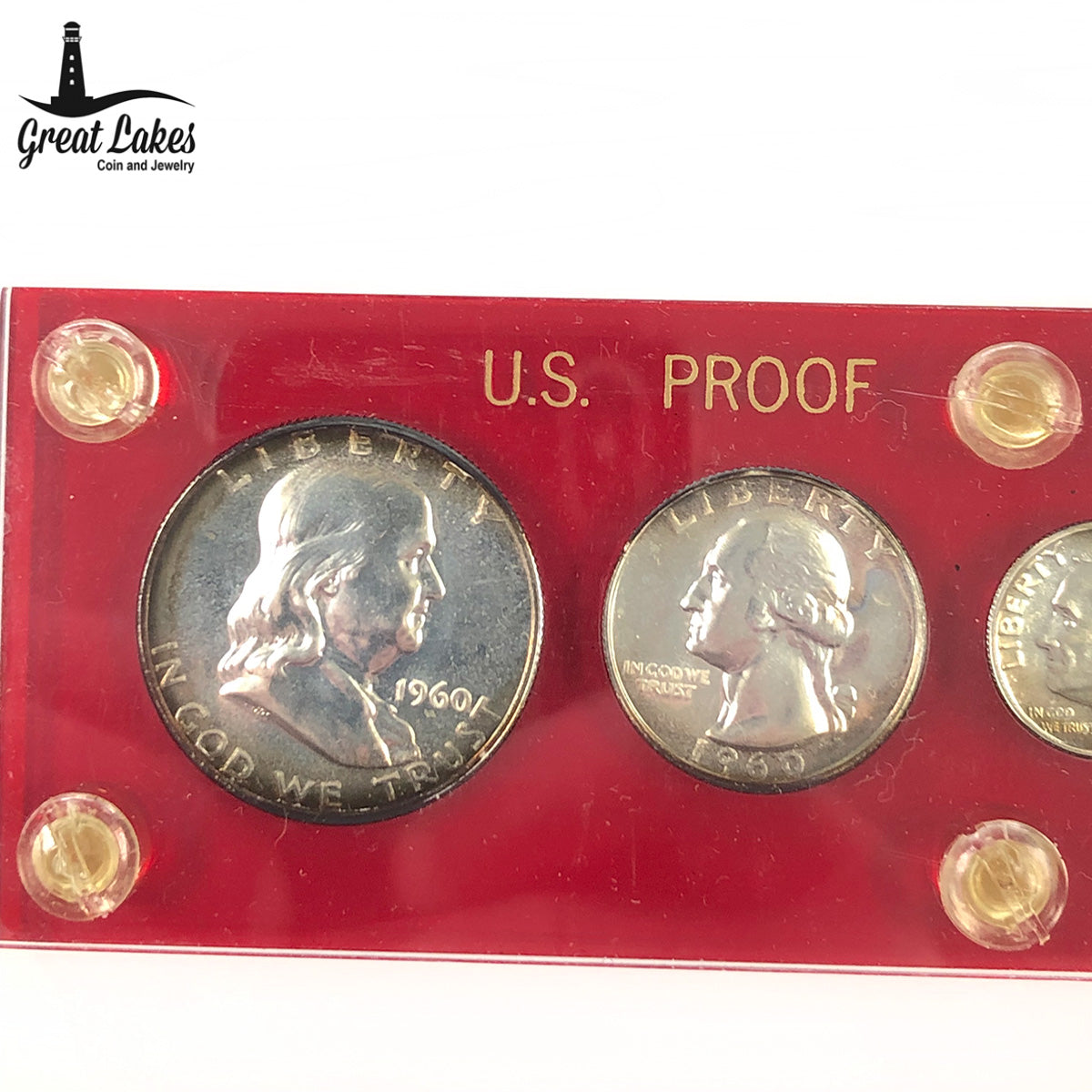1960 Small Date Proof Set in a Capitol Plastic Holder