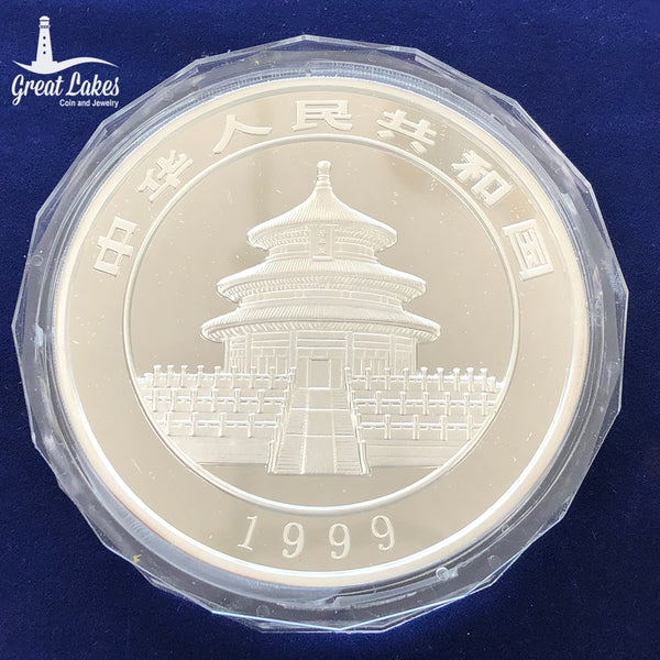 1999 200 Yuan Kilo Silver Proof Panda - Great Lakes Coin