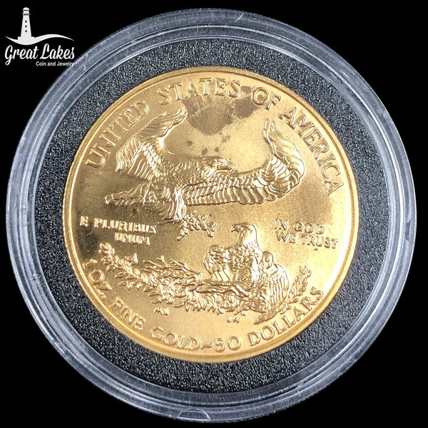 1999 1 oz American Gold Eagle Great Lakes Coin