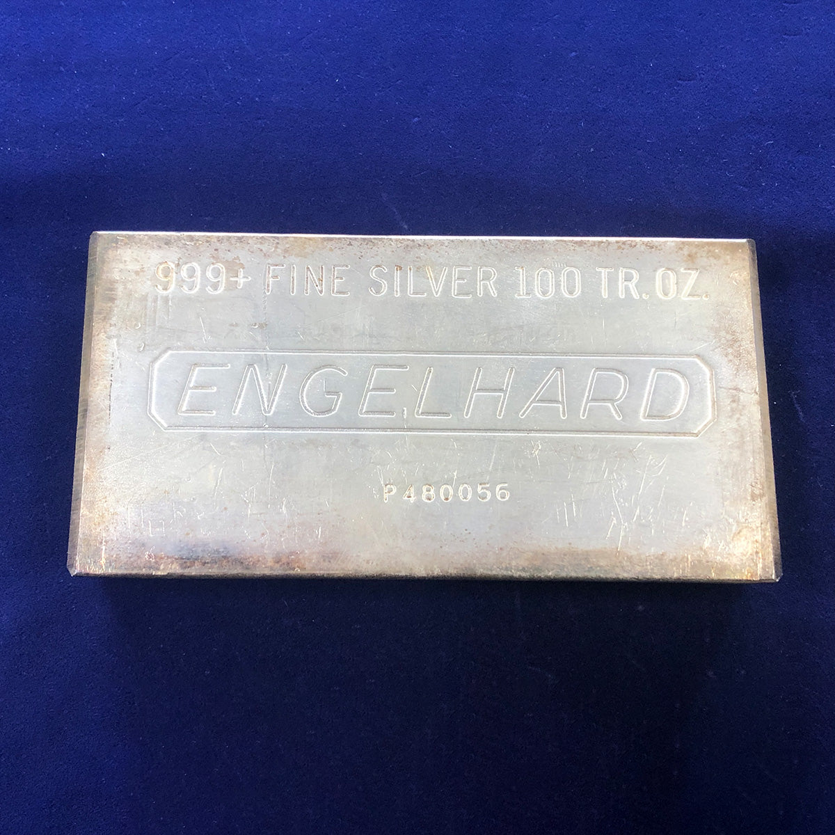 Engelhard 100 oz Silver Bar