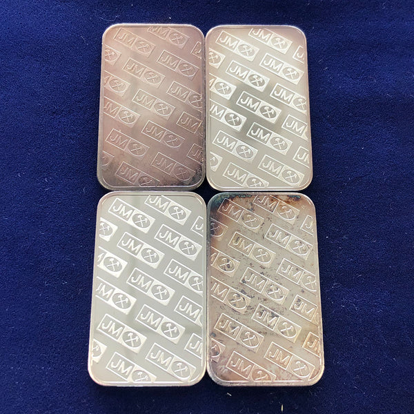 Johnson Matthey 1 oz Silver Bar (Secondary Market) - Great Lakes Coin