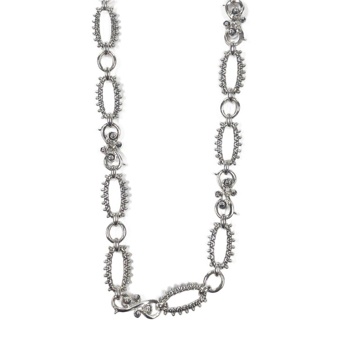 Barbara Bixby Silver &amp; 18k Gold Charm Necklace