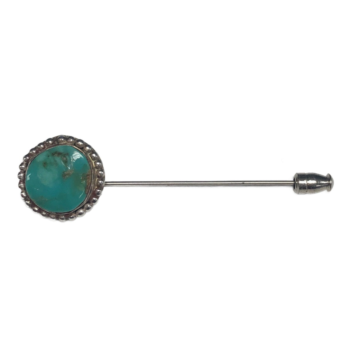 Native American Silver &amp; Turquoise Pin