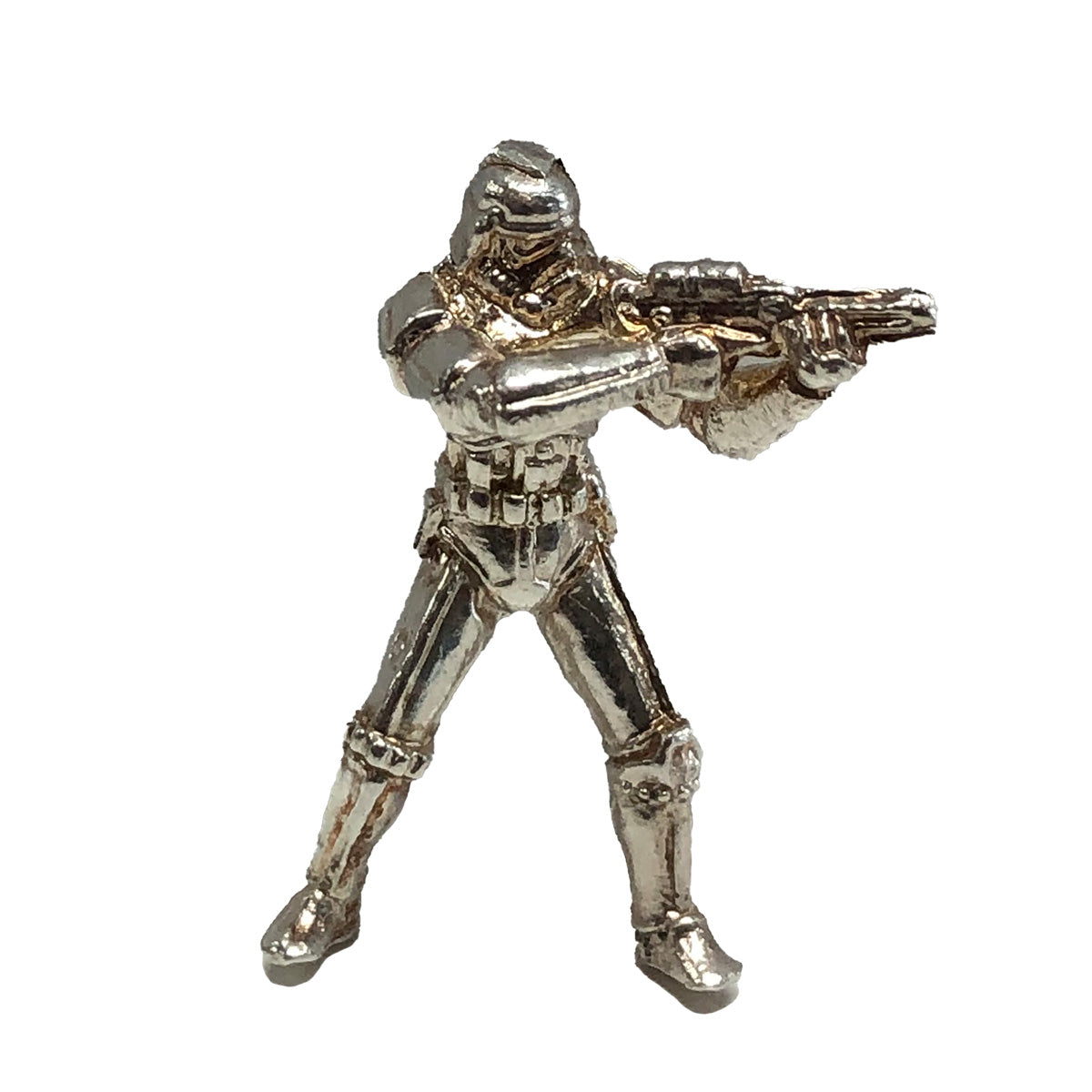 Silver 18k Gold 14k Gold &amp; Ruby Star Wars Figurine &amp; Pendant Set