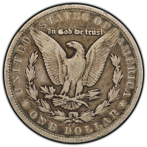 1879-CC Morgan Silver Dollar Capped Die PCGS F12 - Great Lakes Coin