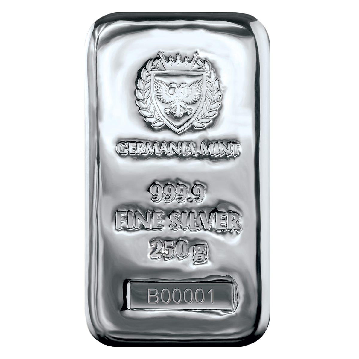 Germania Mint 250 g Silver Bar