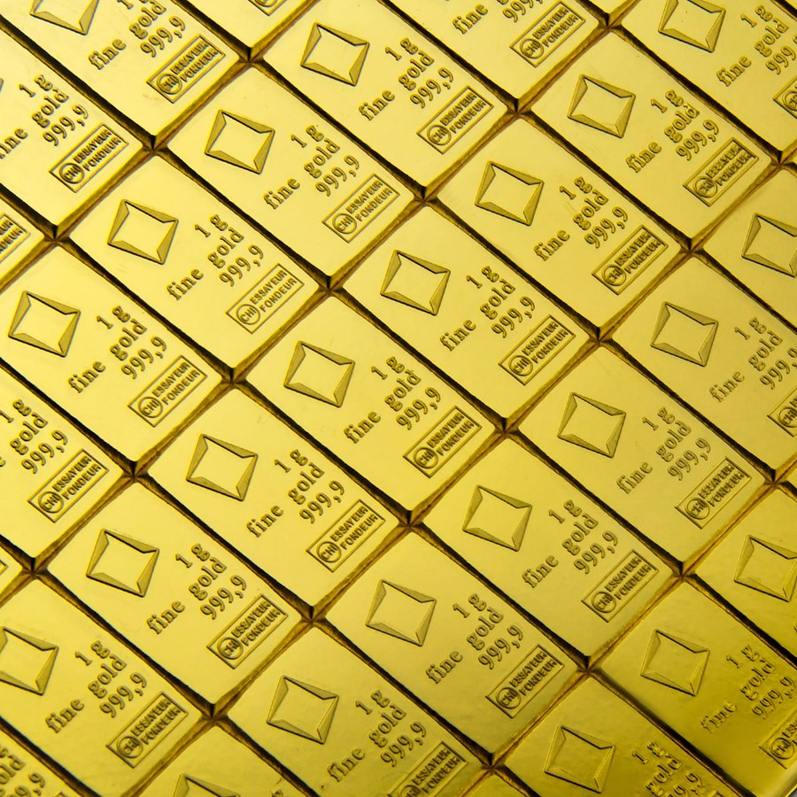 Valcambi 50 g Gold CombiBar (50 x 1 g with Assay)