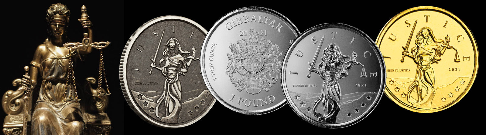 Scottsdale Mint 2021 Gibraltar Lady Justice Series