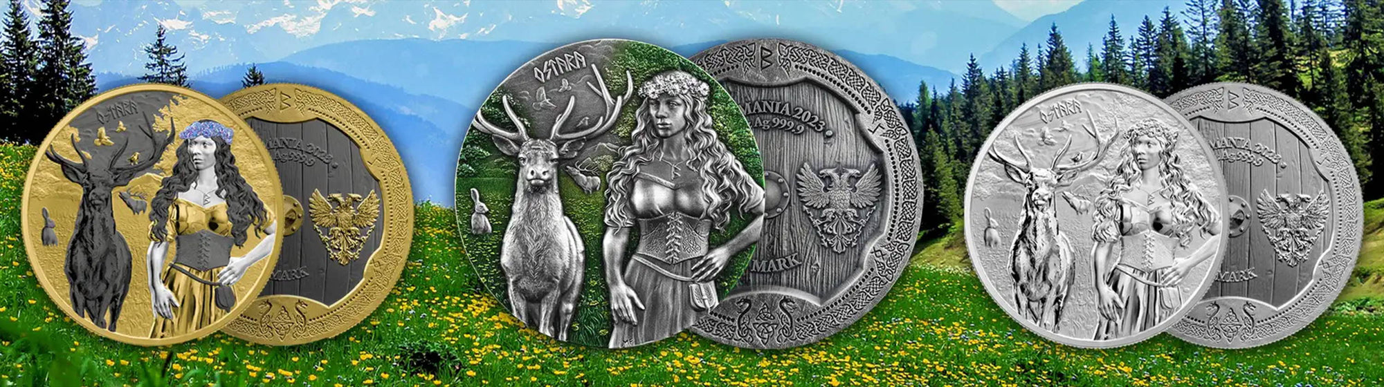 Germania Mint 2023 Valkyries Ostara Coins Preview