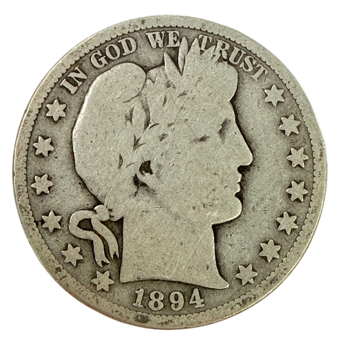 1894-S Barber Half Dollar (G)