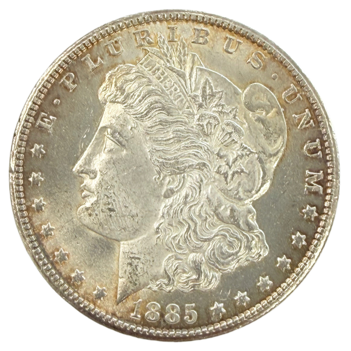 1885-CC Morgan Silver Dollar (Uncirculated Details)