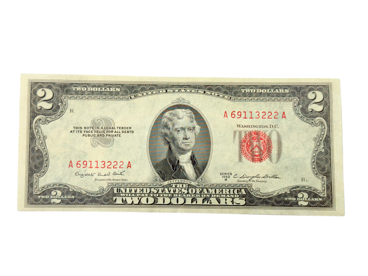 1953-B $2 Legal Tender Note (XF)