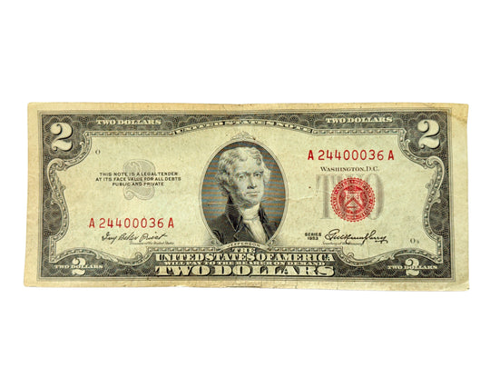 1953 $2 Legal Tender Note (Fine)