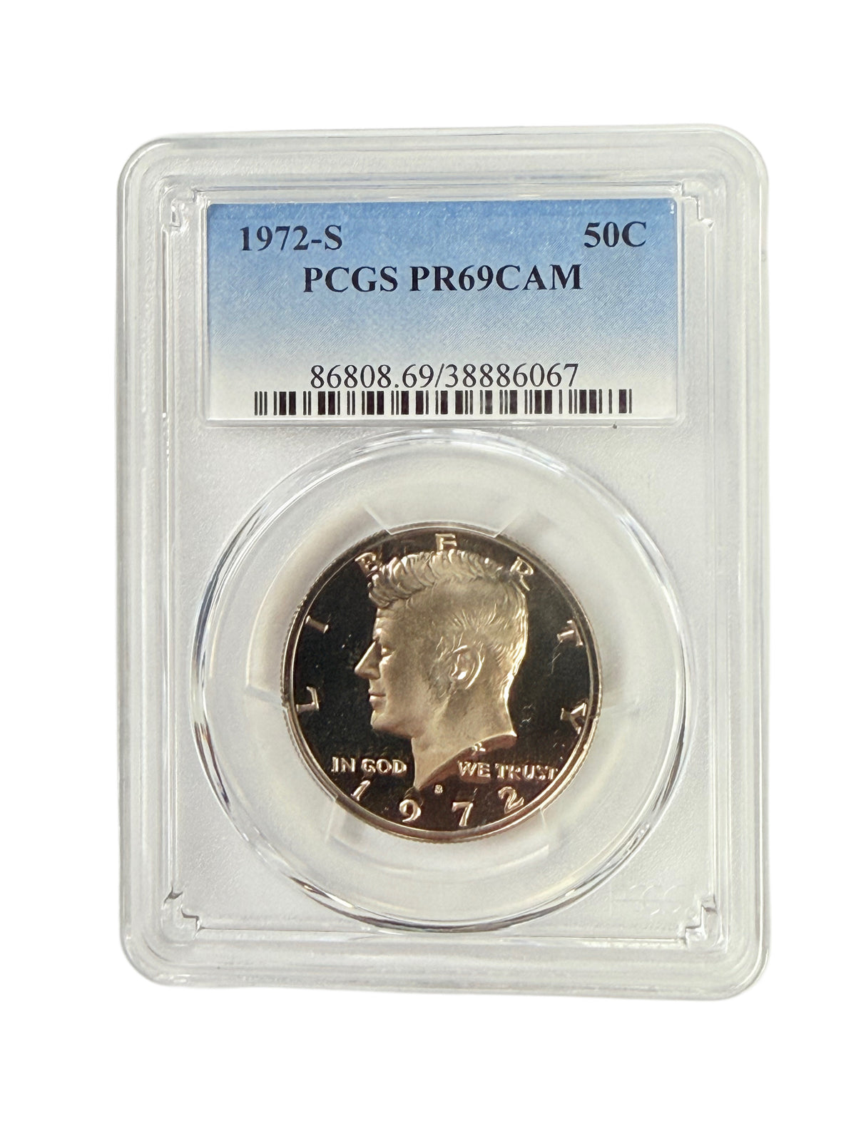 1972-S Kennedy Half Dollar NGC PR69CAM