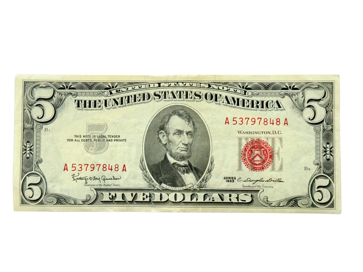 1963 $5 Legal Tender Note (Very Fine)
