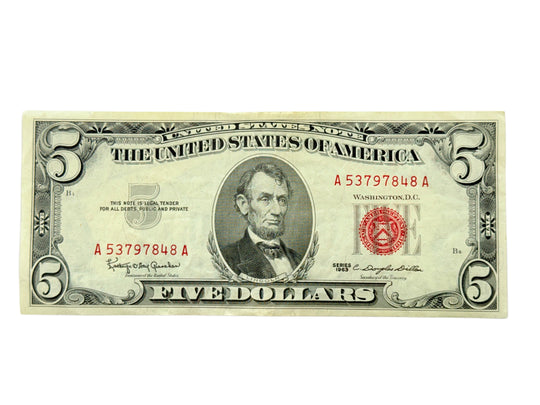 1963 $5 Legal Tender Note (Very Fine)