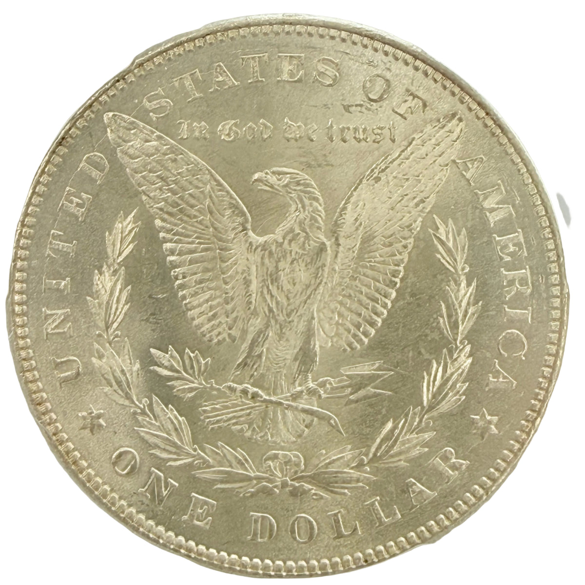 1878 7/8 Tail Feather Strong Morgan Silver Dollar PCGS MS63
