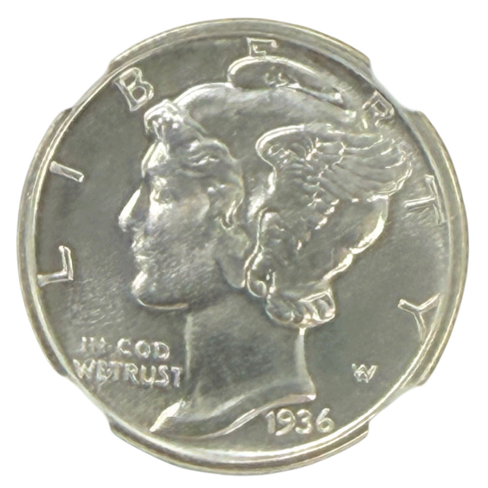 1936 Mercury Head Dime NGC PF66