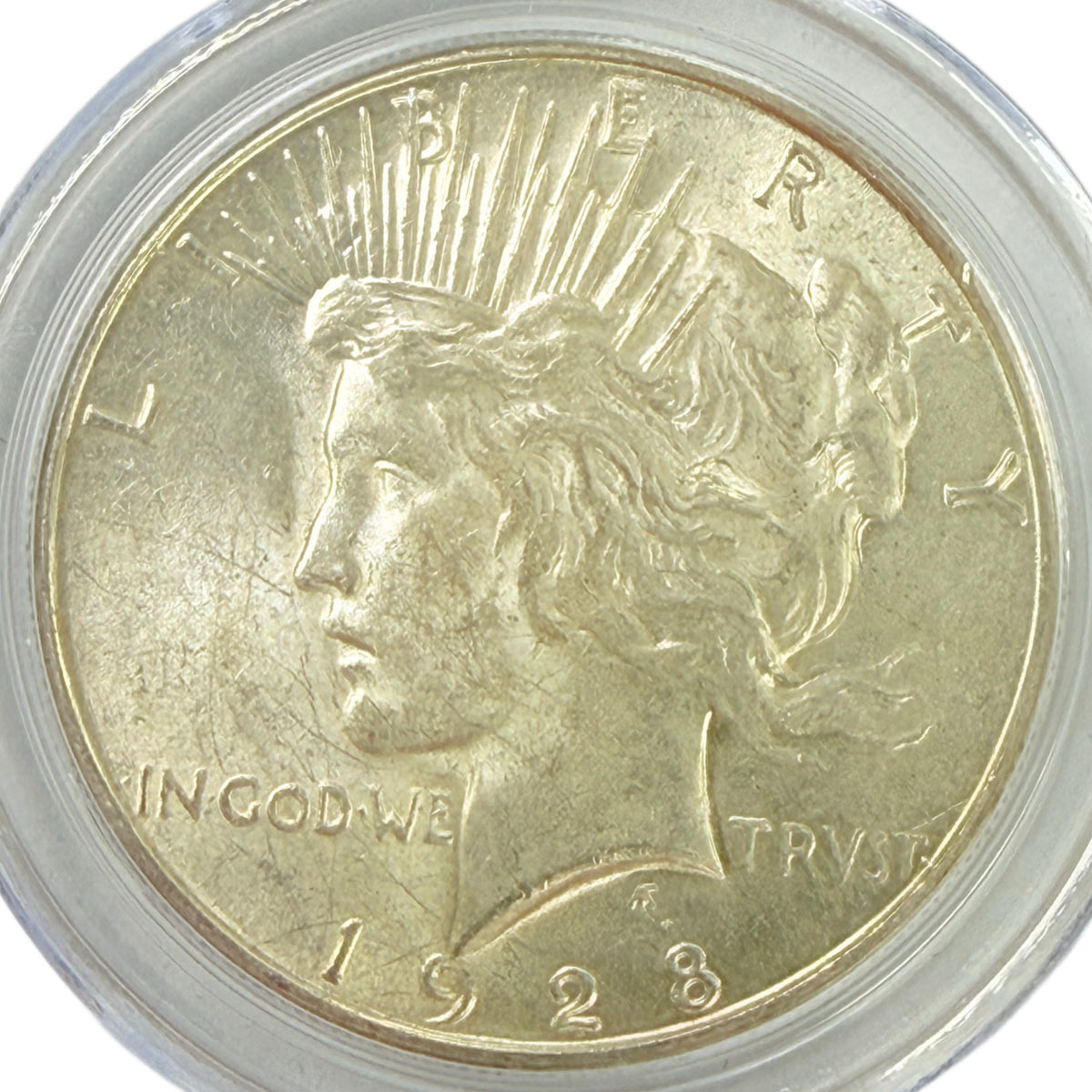 1928-S Peace Silver Dollar PCGS AU58