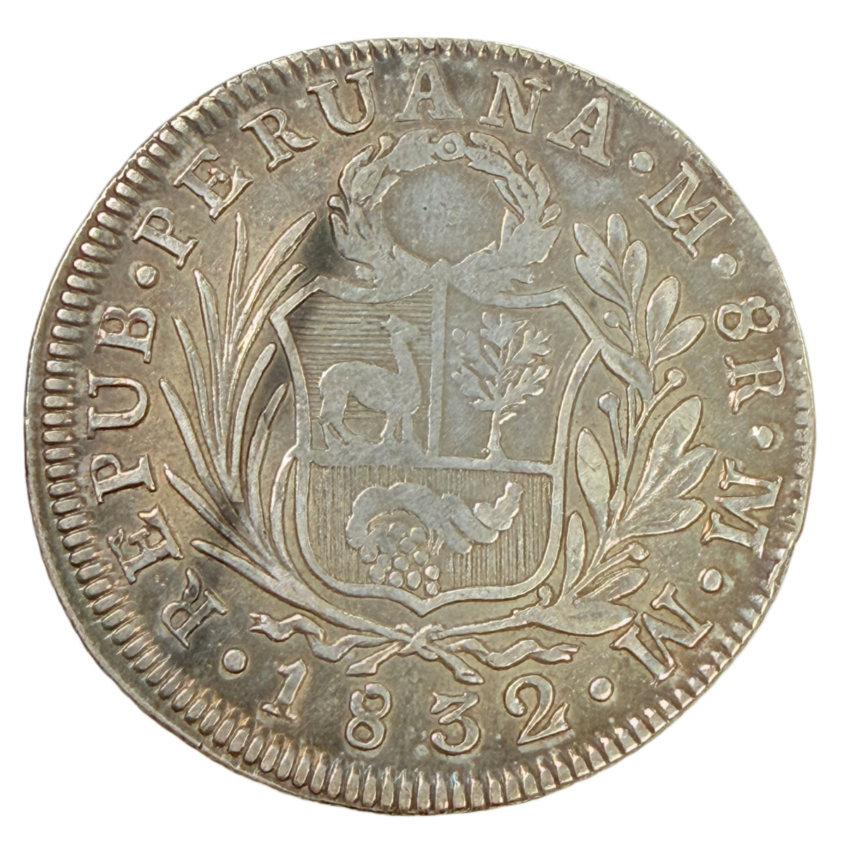 1832 LIMAE MM Peru 8 Reales