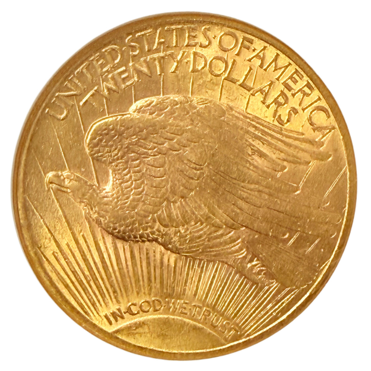 1922 $20 Saint Gaudens Gold Double Eagle NGC MS62