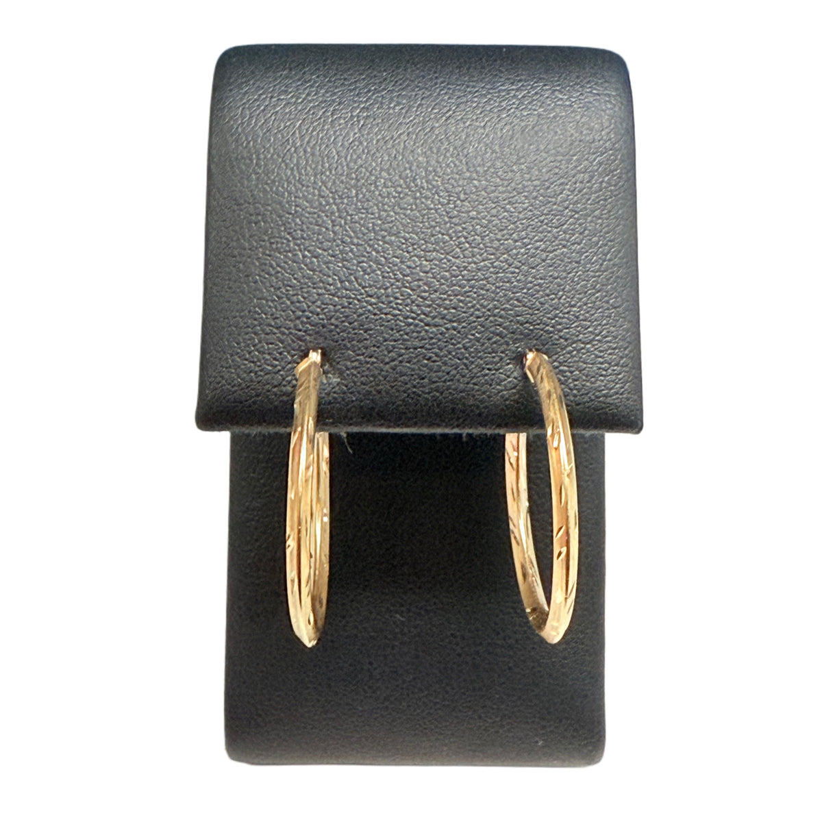 14k Yellow Gold Hoop Earrings