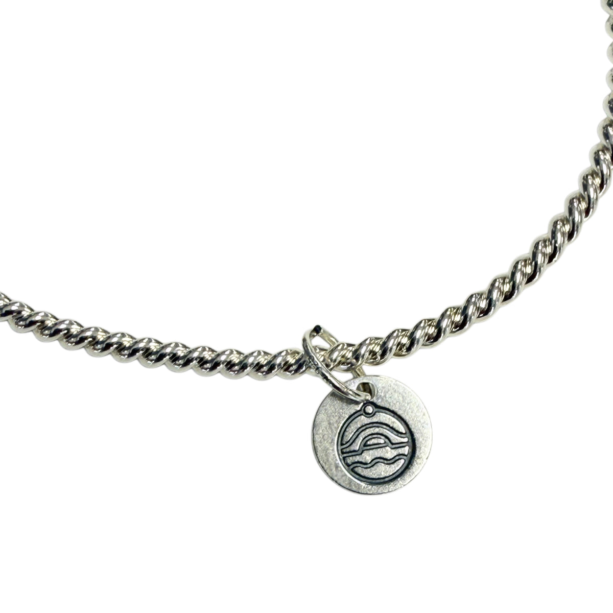 Lestage Cape Cod Twisted Silver & Gold Bracelet