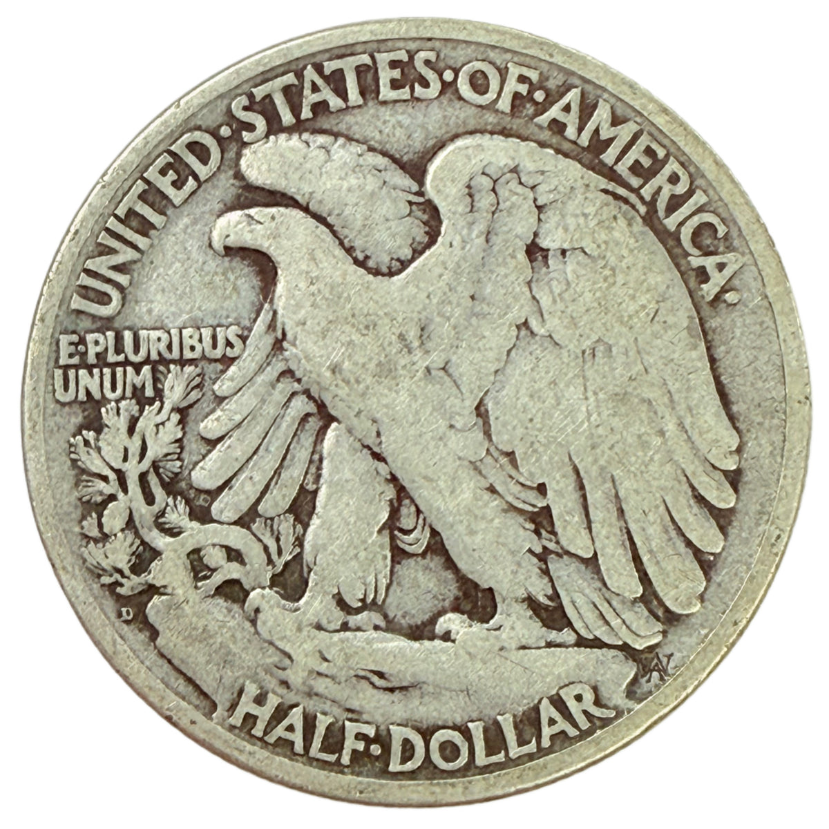 1919-D Walking Liberty Half Dollar (VG)