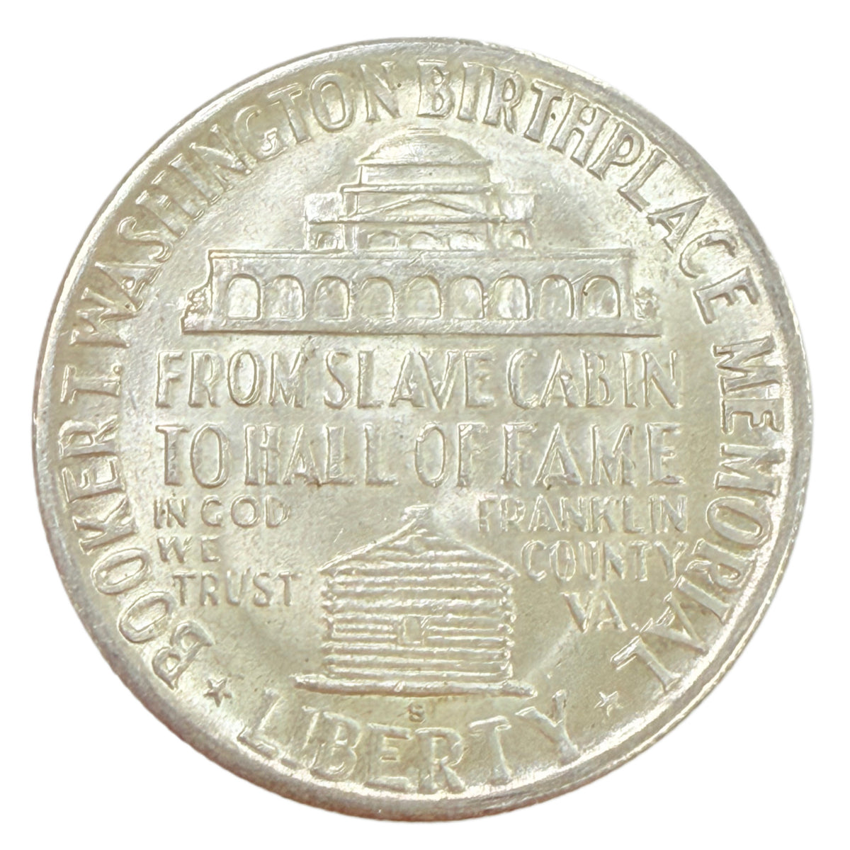 1950-S Booker T. Washington Commemorative Half Dollar (AU)