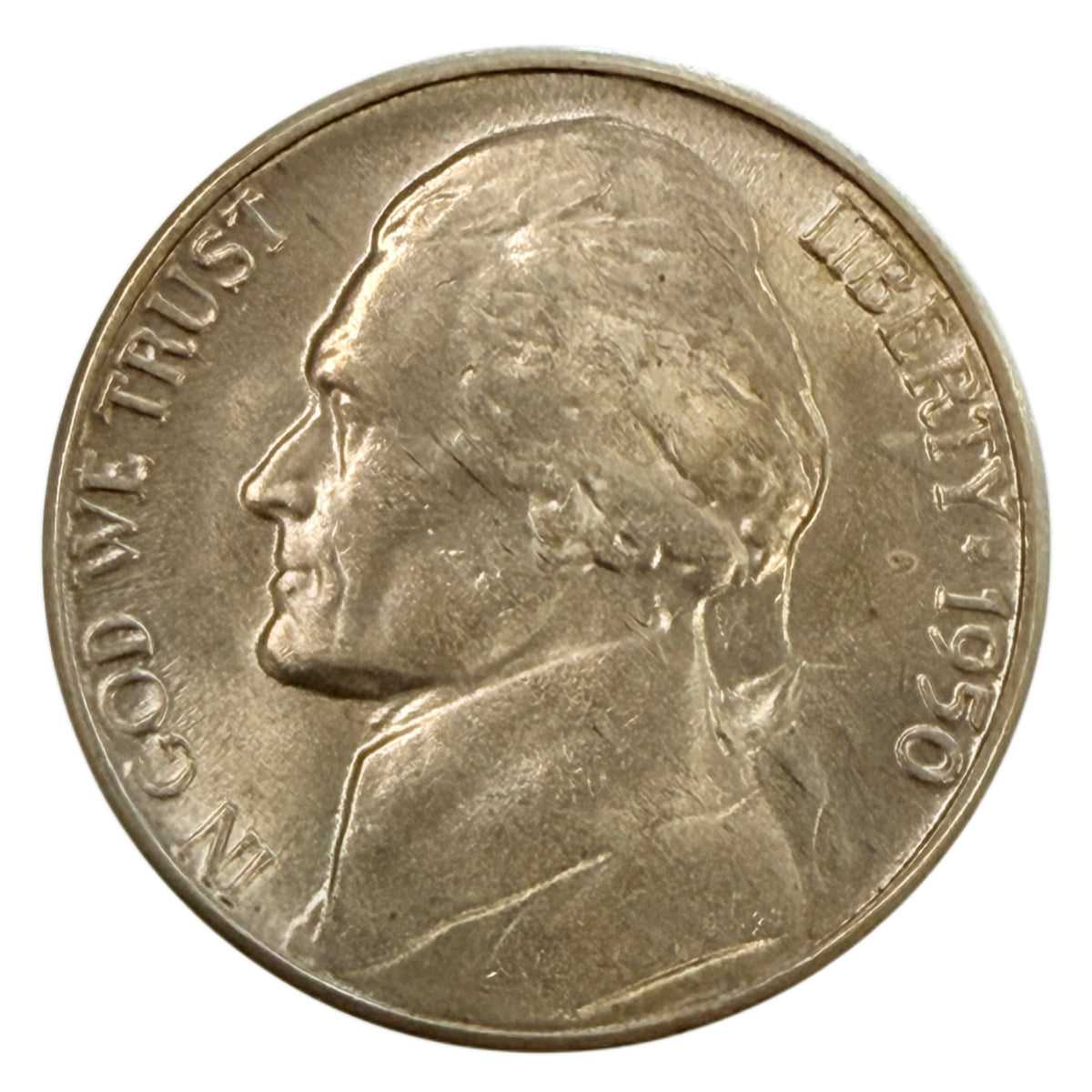 1950-D Jefferson Nickel (Uncirculated Details)