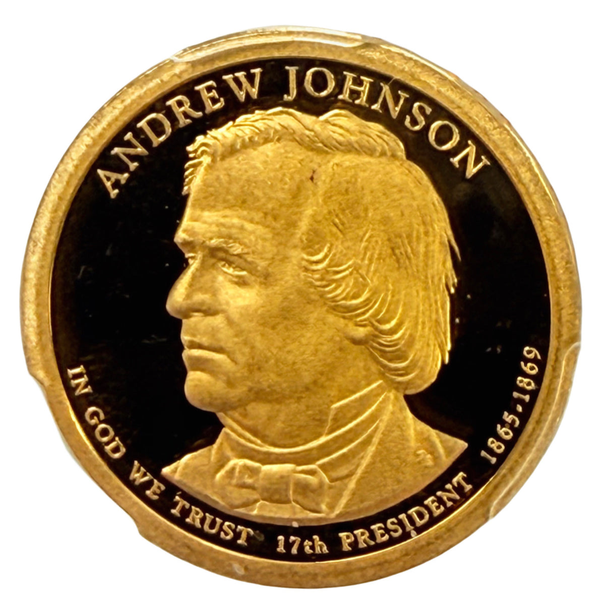2011-S Andrew Johnson Presidential Dollar PCGS PR69 DAM