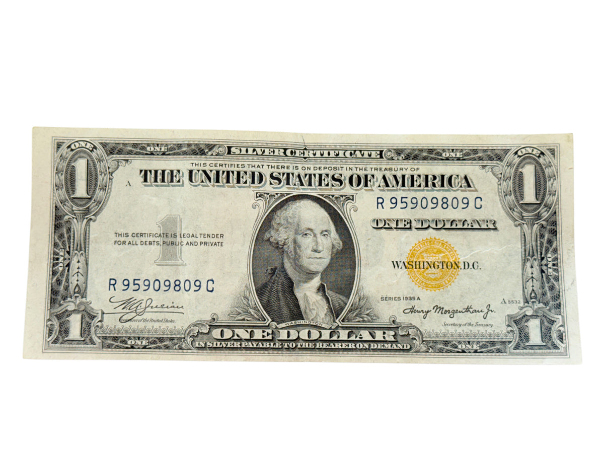FR. 2306 1935-A $1 Silver Certificate “North Africa” WWII Emergency Issue Note (VF)