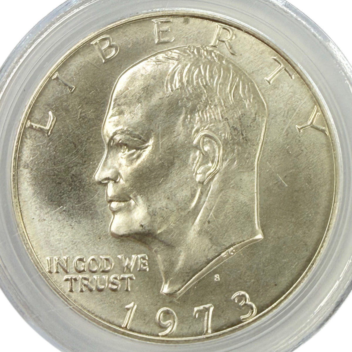 1973-S Eisenhower 40% Silver Dollar PCGS MS67