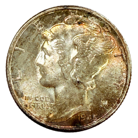 1945 Mercury Head Dime (BU)