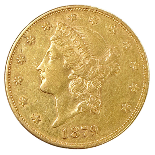 1879-S $20 Liberty Gold Double Eagle (Low Premium)