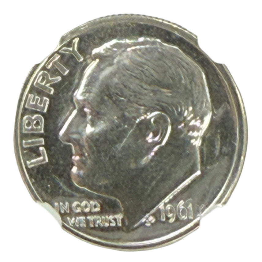 1961 Roosevelt Dime NGC PF67