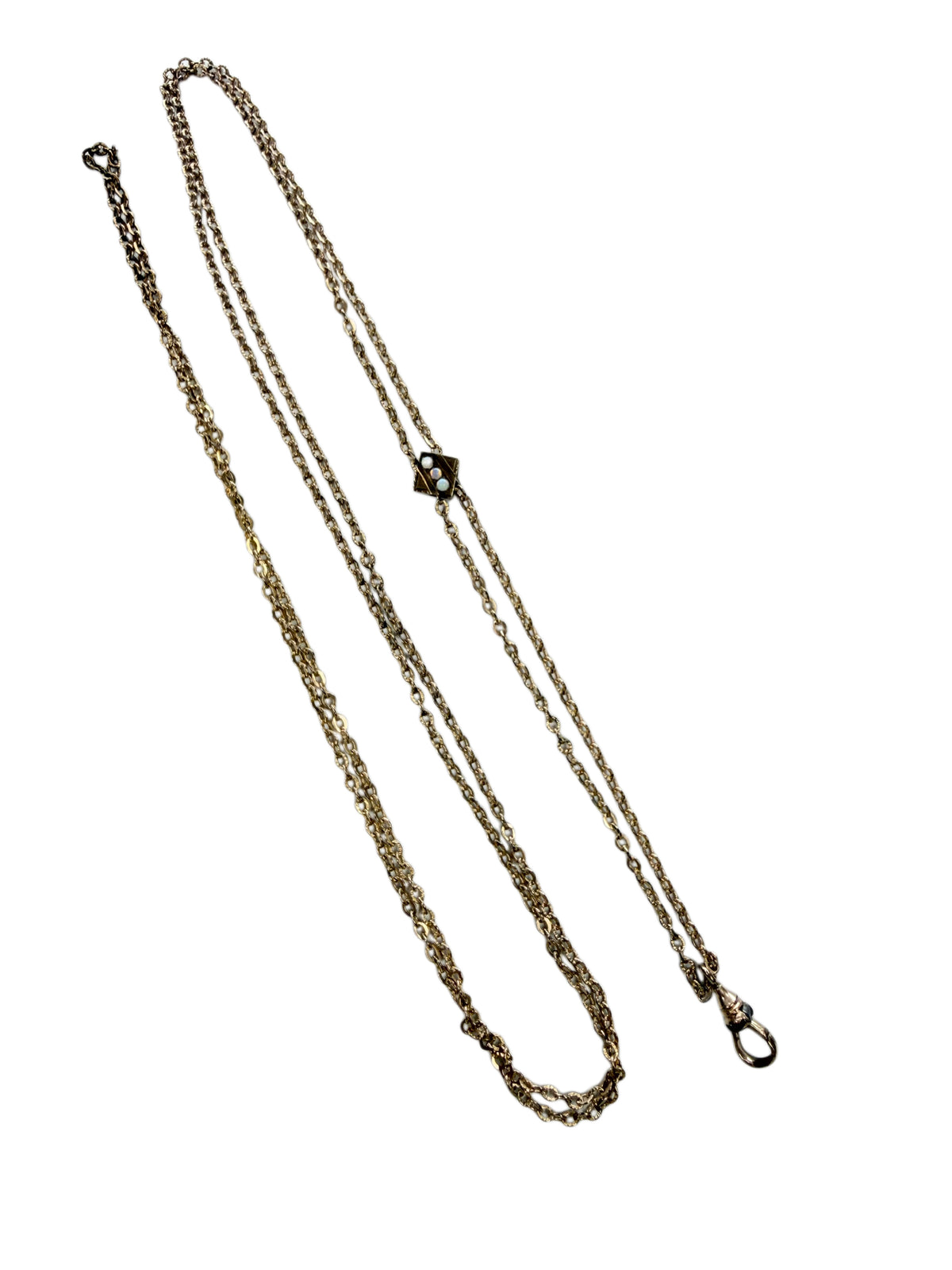 Gold Filled Opal Watch Fob
