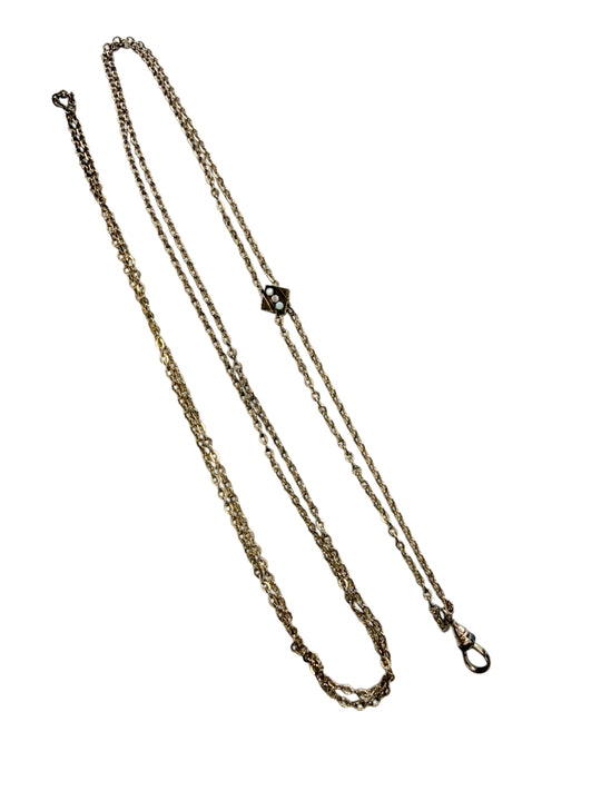 Gold Filled Opal Watch Fob