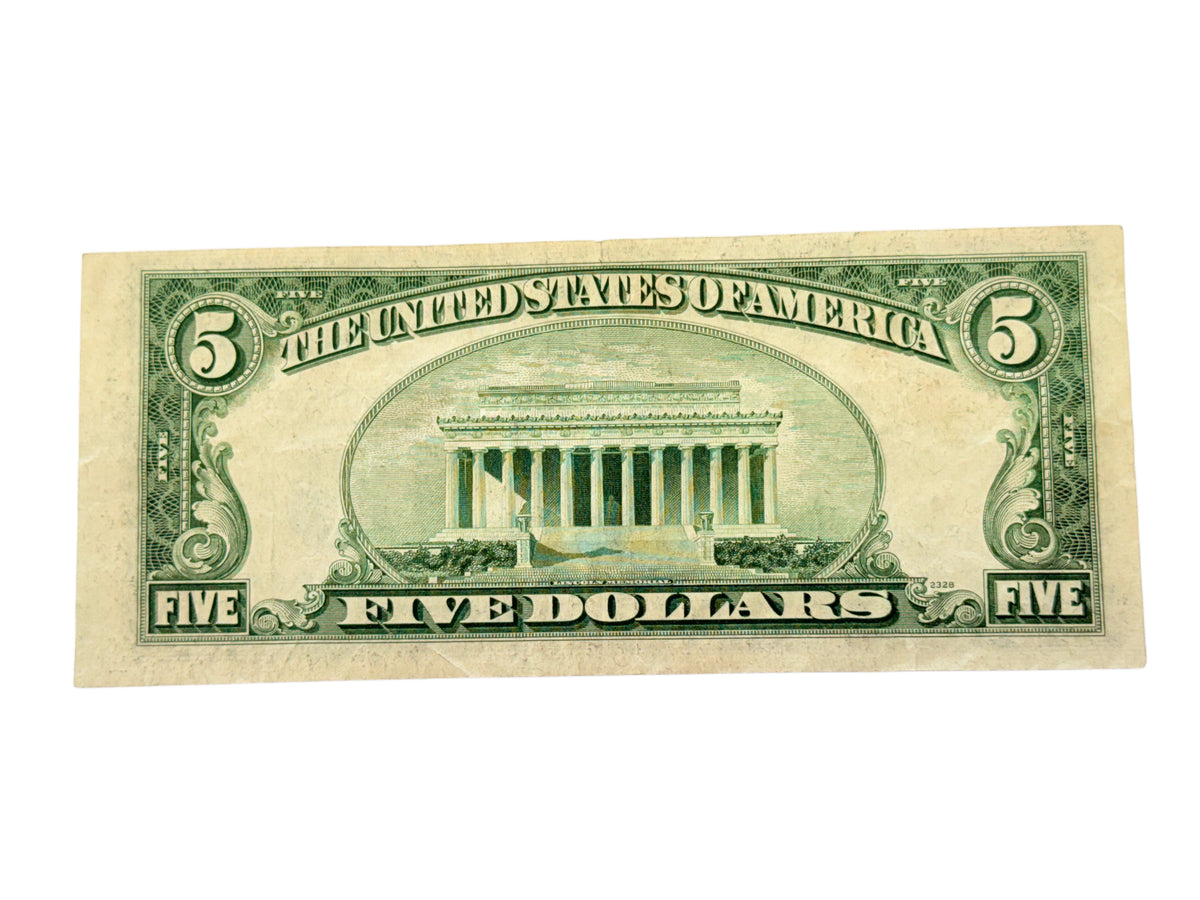 1953-B $5 Silver Certificate (VF)