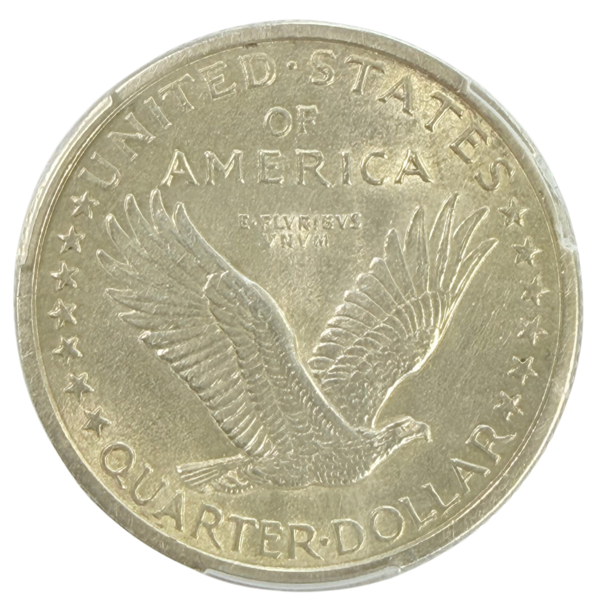 1916 Standing Liberty Quarter PCGS Genuine Cleaned AU Details