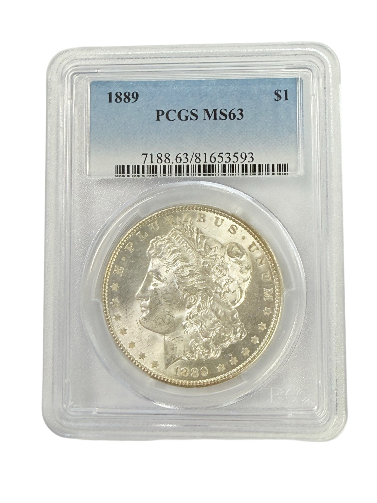 1889 Morgan Silver Dollar PCGS MS63