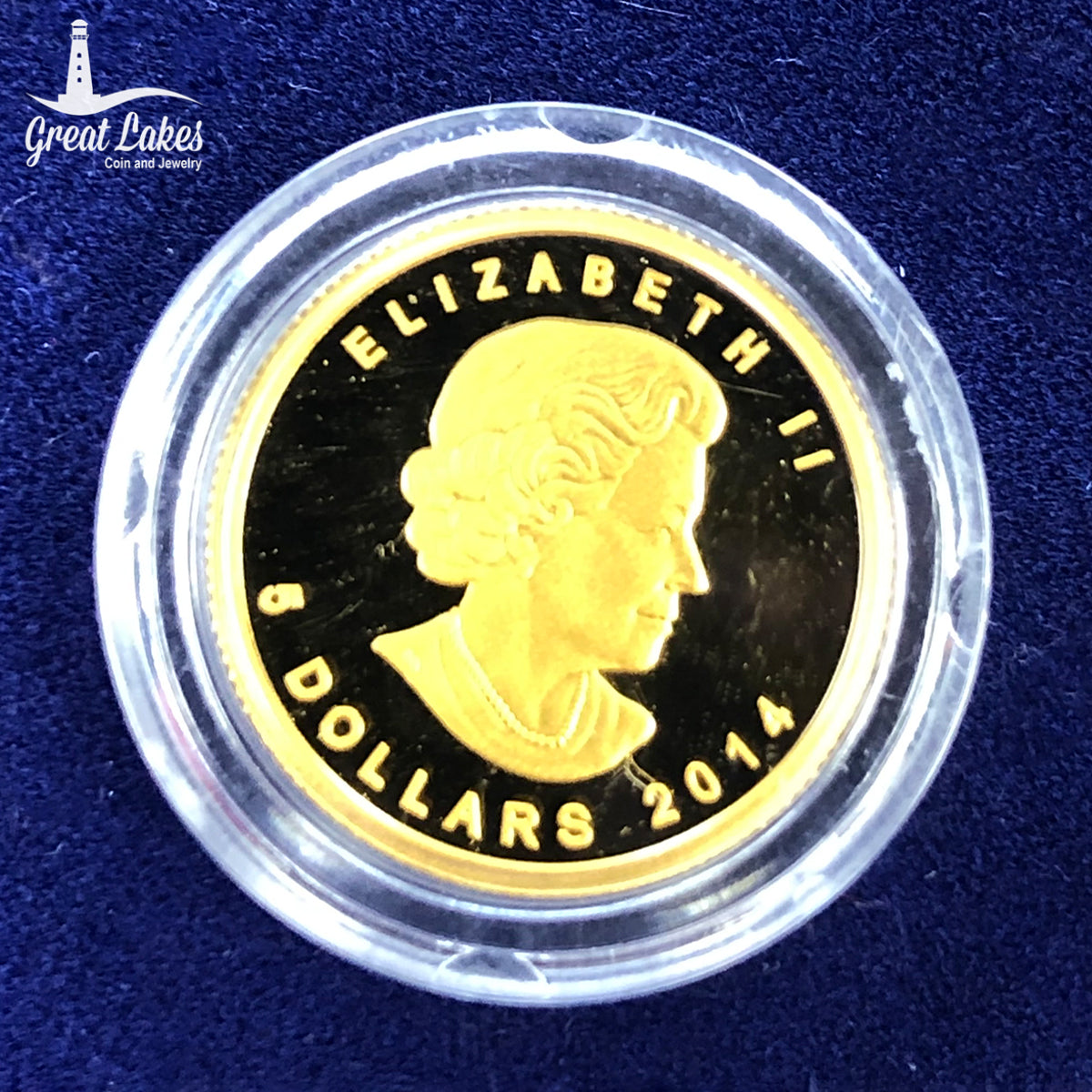 2014 Canadian 1/10 oz Gold Woolly Mammoth